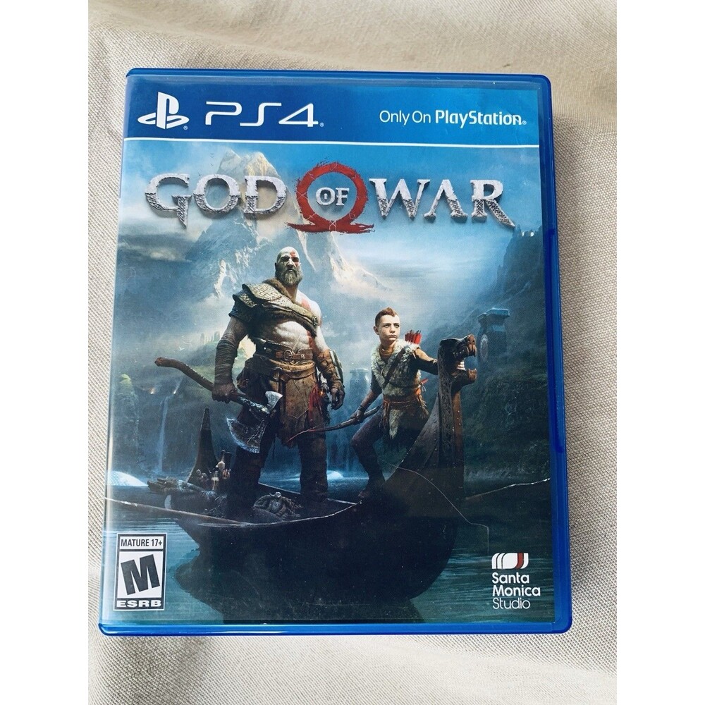 God of War (PS4, 2018), reversible cover Complete W/ Case Inserts
